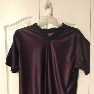 Purple fashion pullover, nylon mix